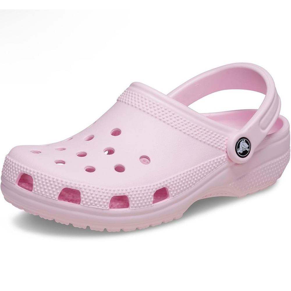 Crocs Classic Clog Pink Pastel Lightweight Comfort Slip On Shoes J4 Womens 6 New